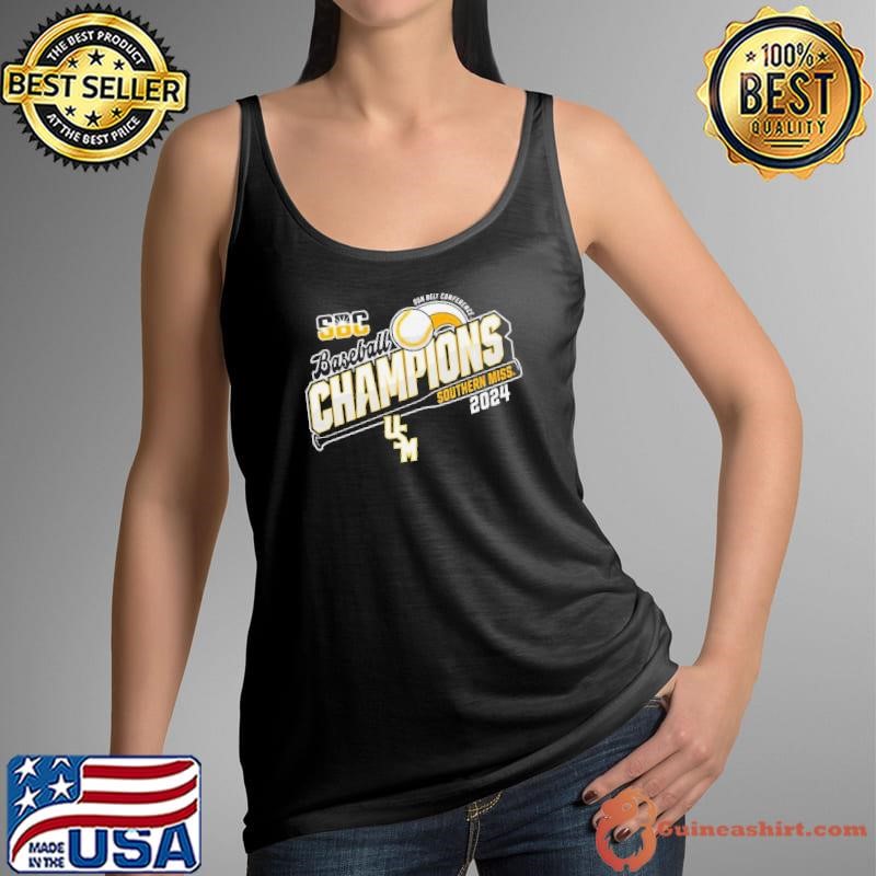 Southern Mississippi Golden Eagles 2024 Sun Belt Baseball Tournament Champions Tank Top