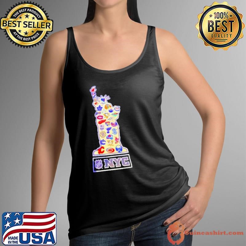 Statue of Liberty New York City NHL hockey teams Tank Top