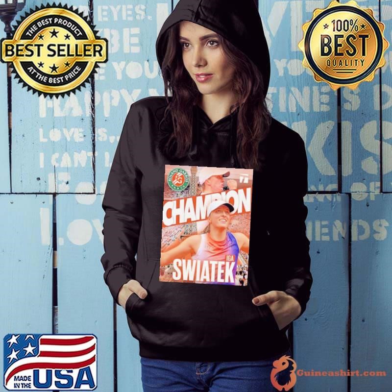 Swiatek Champion Roland Garros Paris 2024 IG4 The Championships Wimbledon shirt