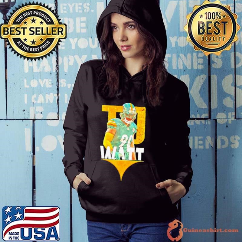 T.J. Watt 90 Pittsburgh Steelers football player Hoodie