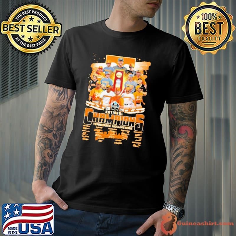 Tennessee Volunteers Team Player Baseball 2024 National Champs Unisex