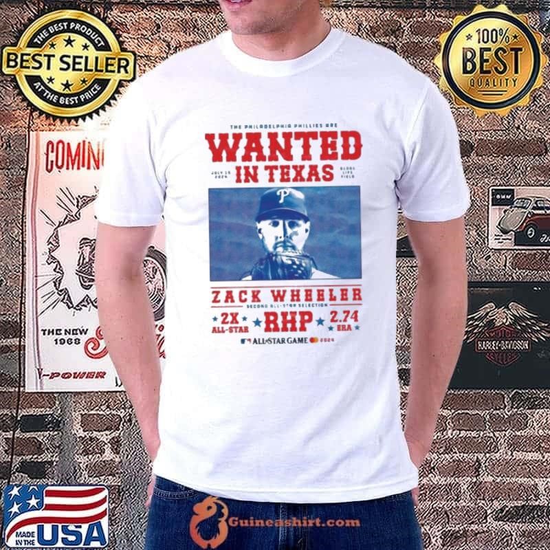 The Philadelphia Phillies Are Wanted In Texas Zack Wheeler All Star Game shirt