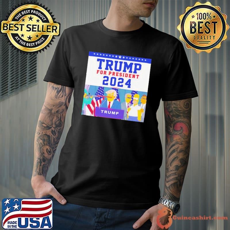 The Simpson Trump For President 2024 Shirt