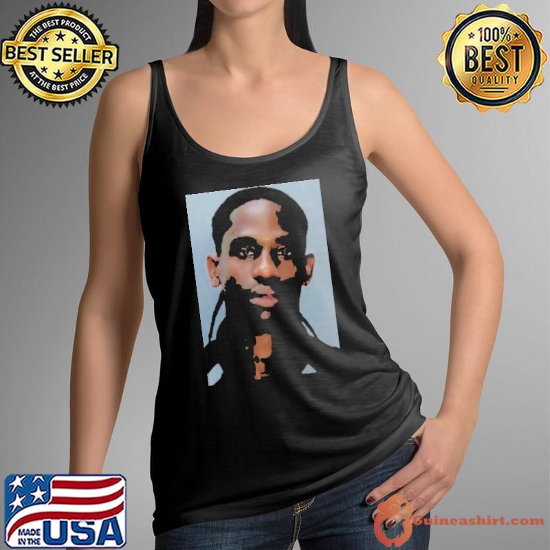 Travis Scott Sells Mugshot T-ShirTravis Scott Sells Mugshot Shirtt