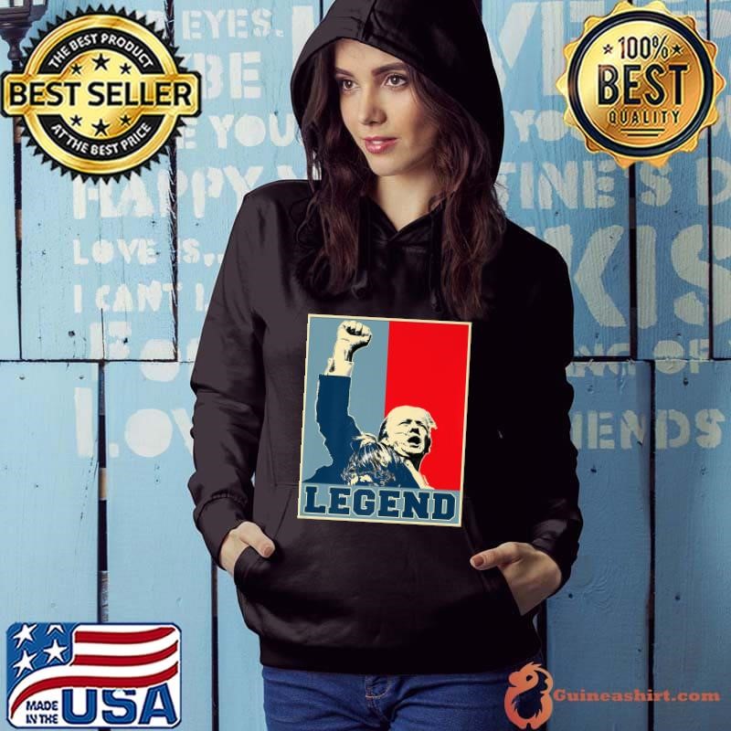 Trump 2024 Legend Let Me Get My Shoes Retro Hoodie