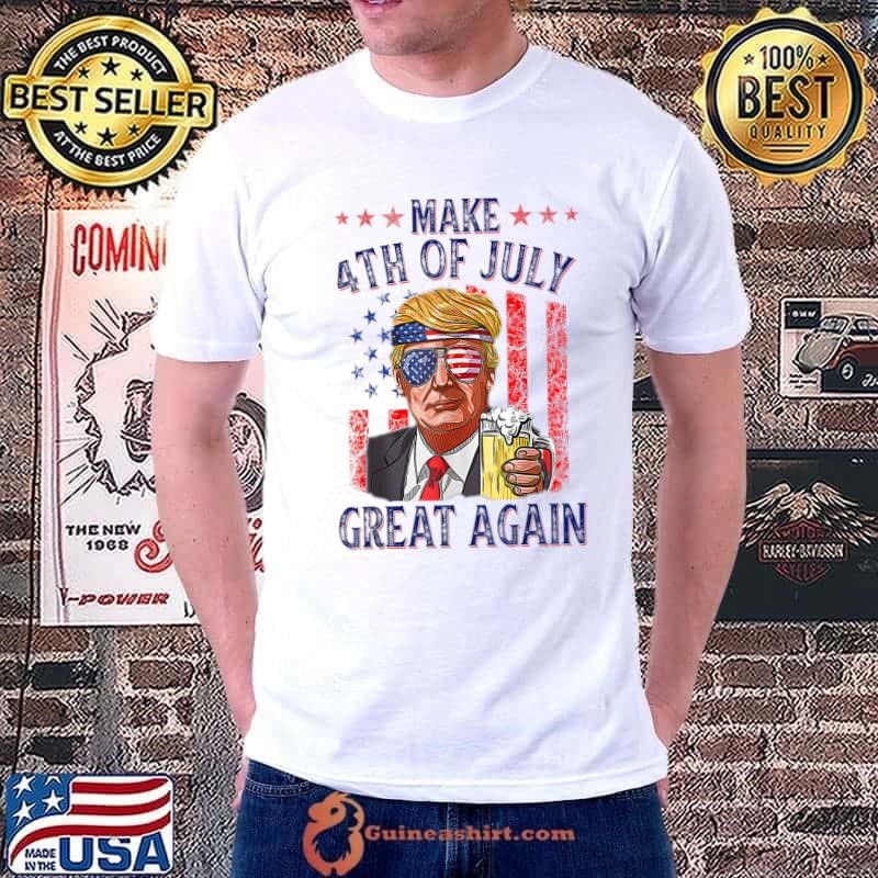 Trump Make 4th of July Great Again 4th Of July American Flag Unisex