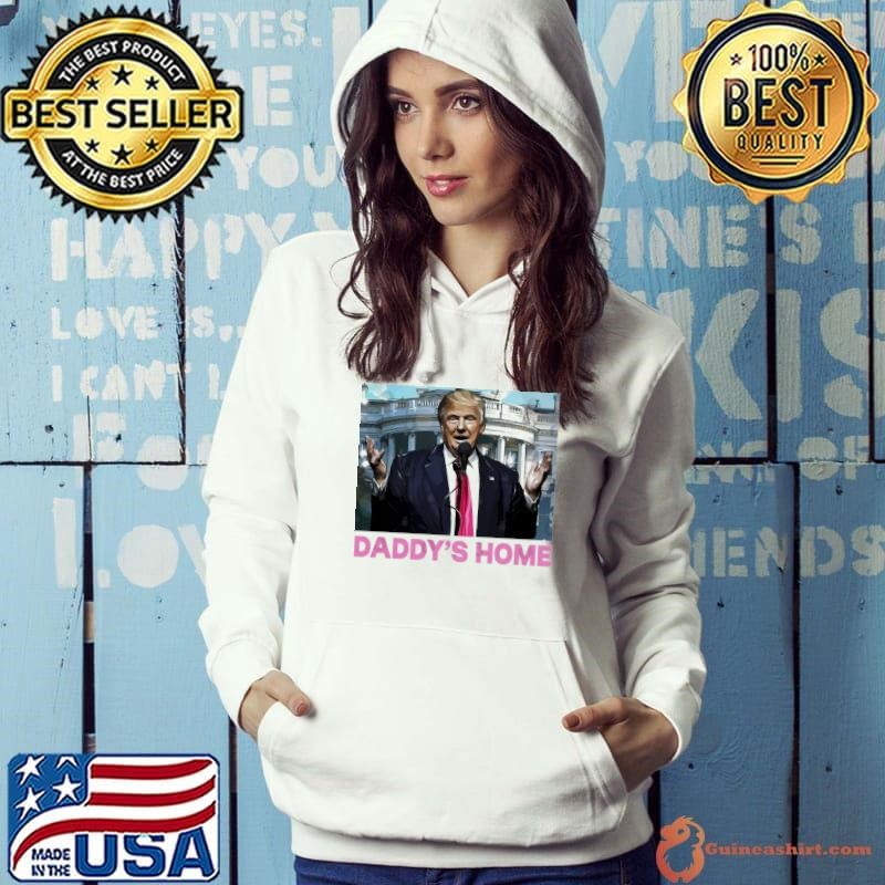 Trump Pink Daddy's Home President Election 2024 Hoodie