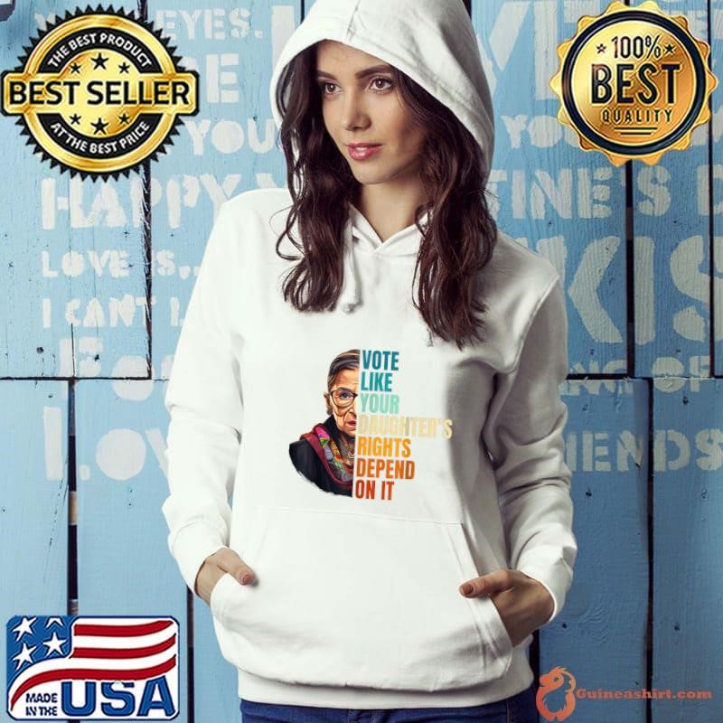 Vote Like Your Daughter's Rights Depend On It Retro Hoodie