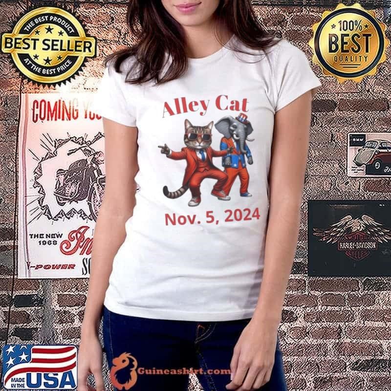 Vote Republican Vote Felon Alley Cat Nov 5 2024 shirt