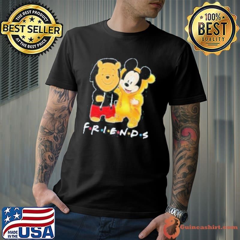 Winnie The Pooh Best Friends And Mickey Mouse Disney Fan Shirt