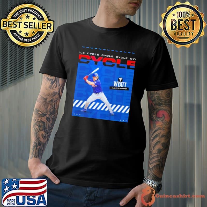 Wyatt Langford Texas Rangers Cycle 2024 Shirt