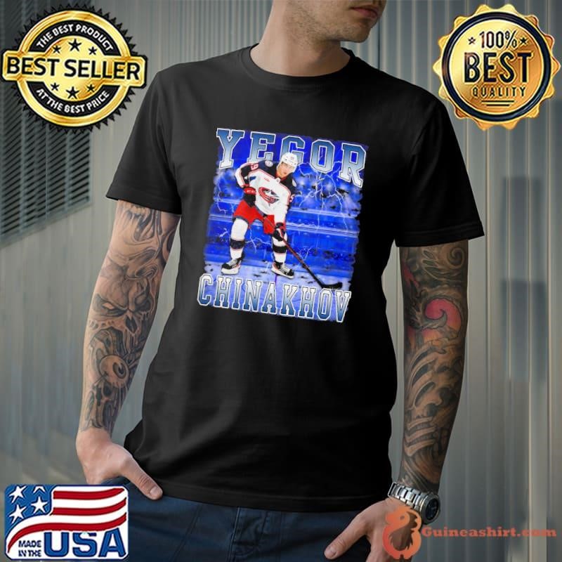 Yegor Chinakhov Russian professional ice hockey right wing currently playing T-Shirt