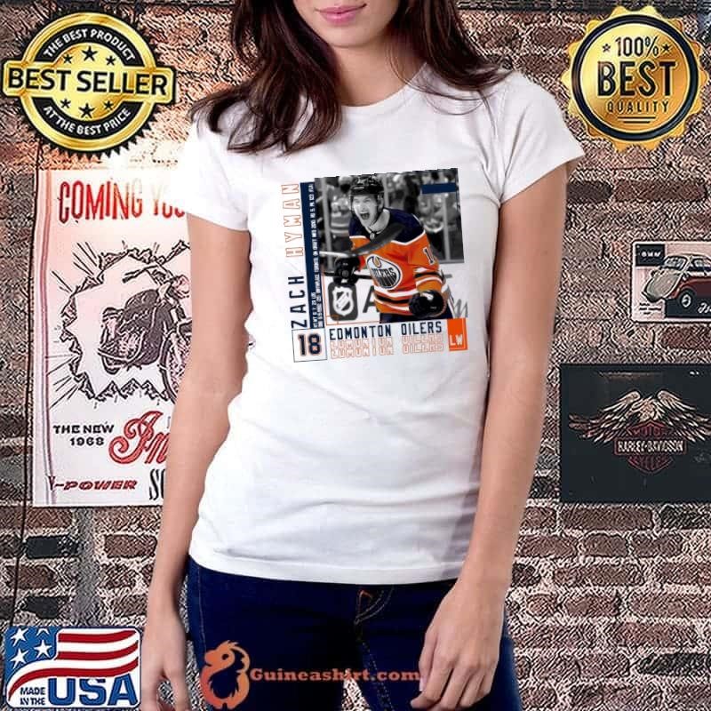 Zach hyman ice hockey Canadian professional left winger T-Shirt