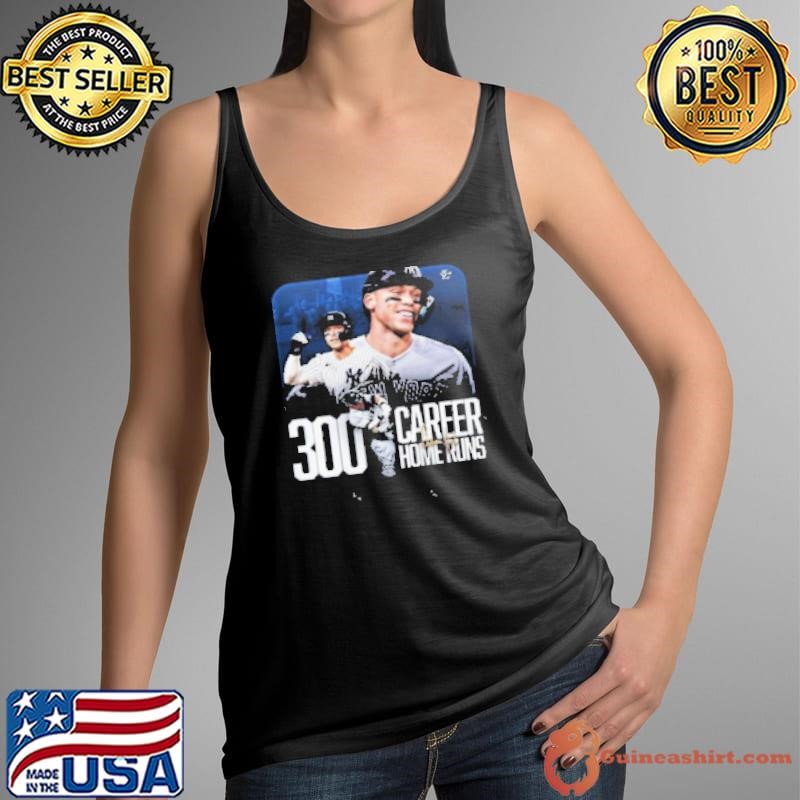 300 Career Home Runs Aaron Judge New York Yankees Signature Poster Shirt