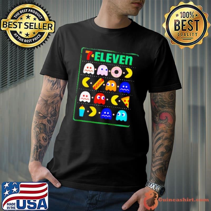 7 Eleven pac man fastfood shirt