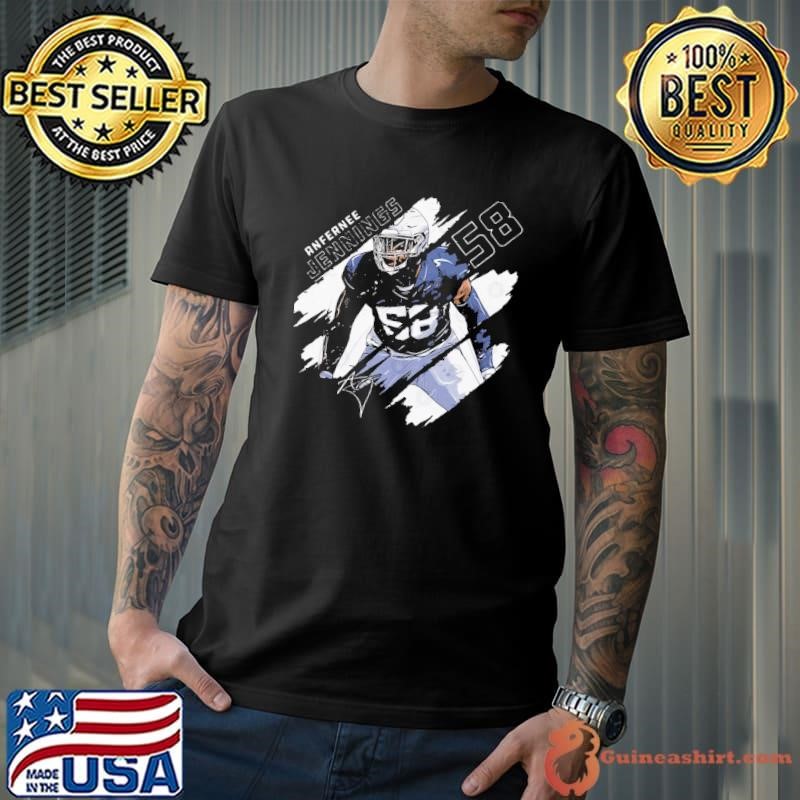 Anfernee Jennings New England Stripes an American football linebacker T-Shirt