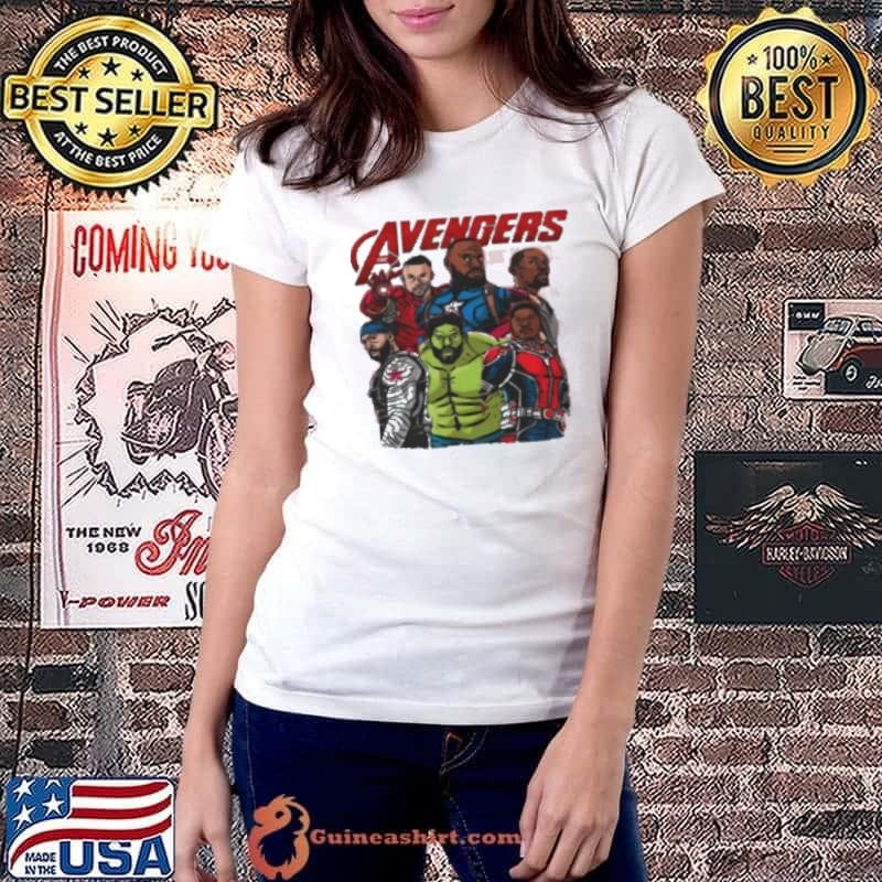 Avengers usa basketball shirt