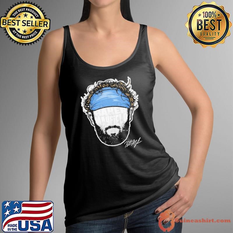 Baker Mayfield Carolina Player Silhouette American football quarterback signature Tank Top