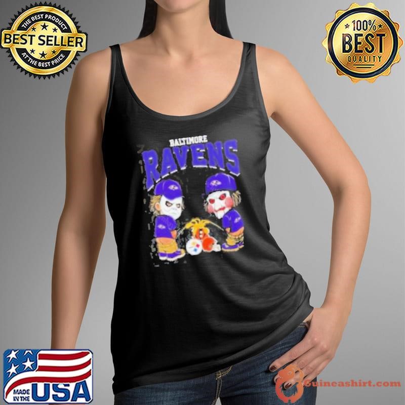 Baltimore Ravens NFL Halloween Peeing Funny Shirt