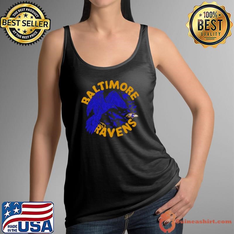 Baltimore Ravens Powerful Ravens Mascot Tank Top