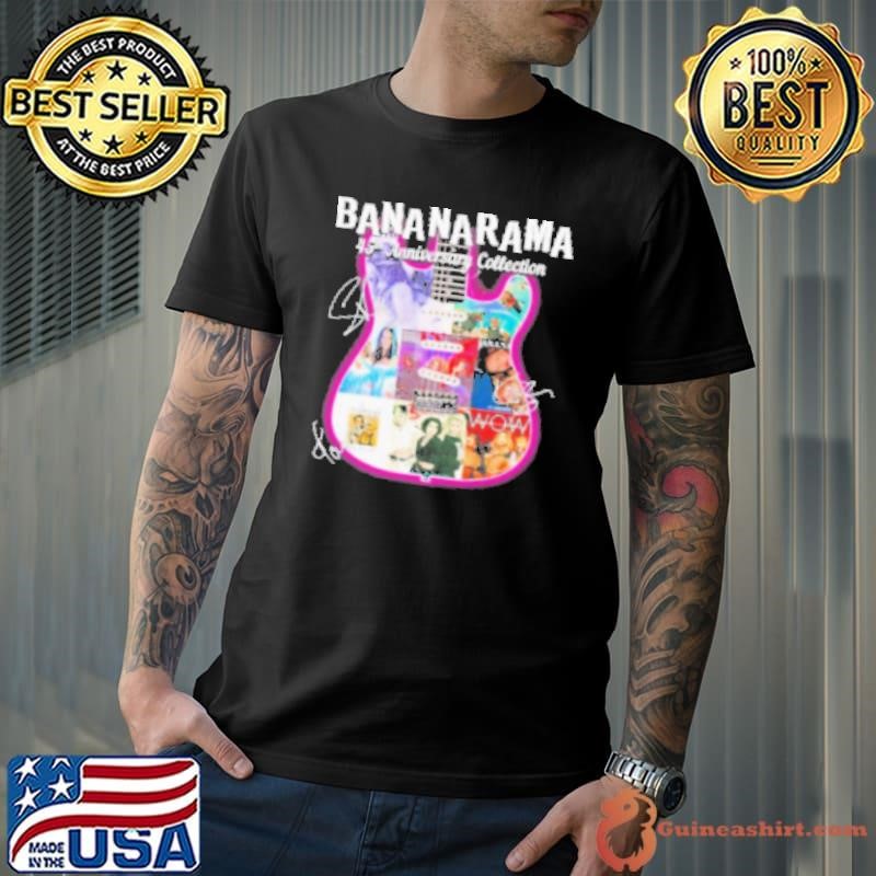 Bananarama Guitar Band 45Th Anniversary Collection Signatures Unisex