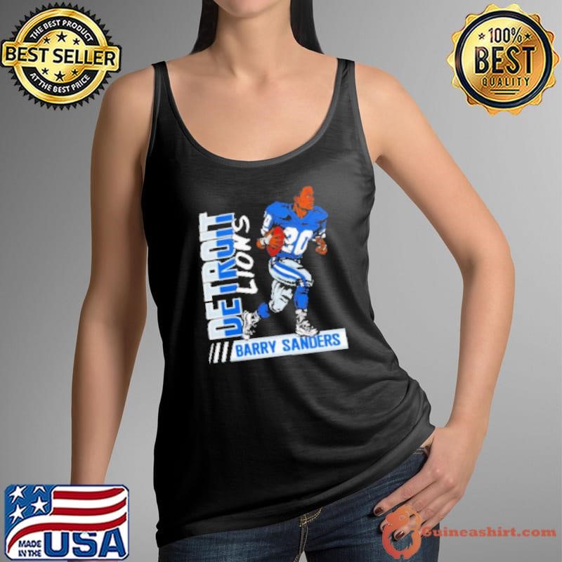Barry Sanders Detroit Lions Caricature Retired Player Shirt