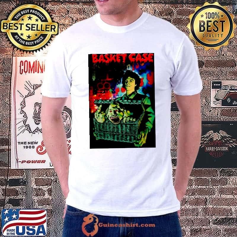 Basket Case 1982 Horror Scary Movie Halloween Retro shirt