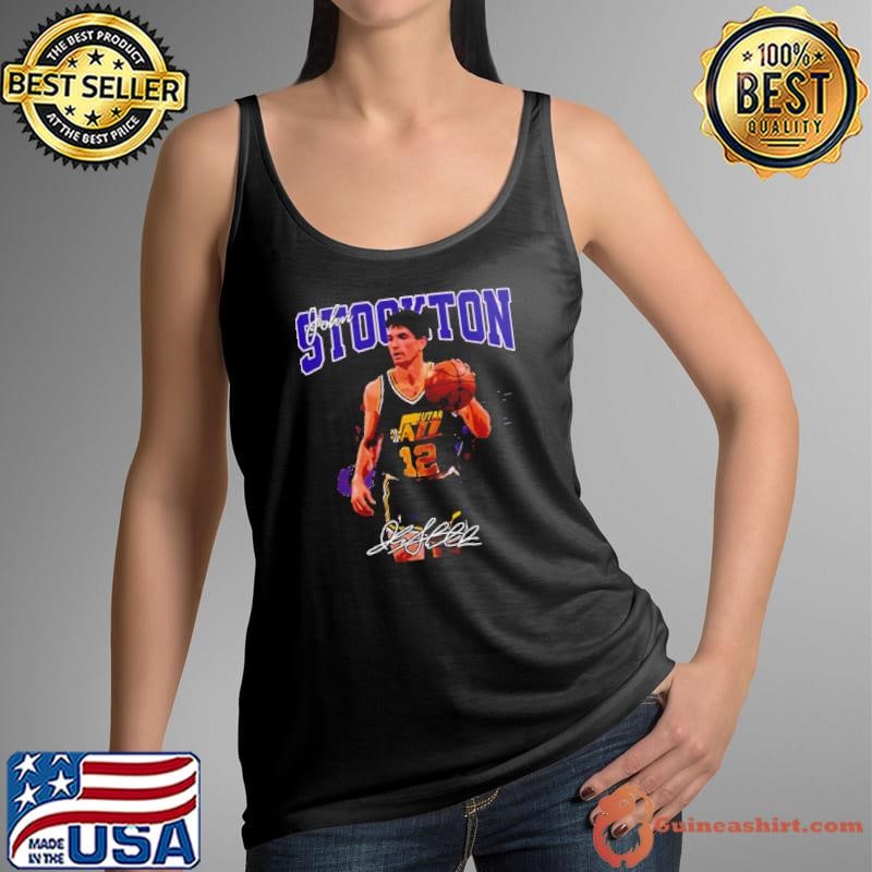 Basketball Signature John Stockton Legend signatures shirt