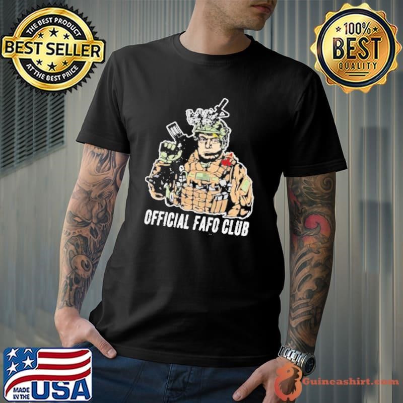 Best Fafo club Trump military Shirt