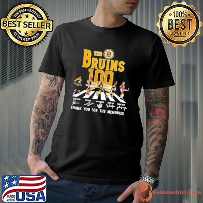 Boston Bruins 100 Thank You For The Memories Shirt
