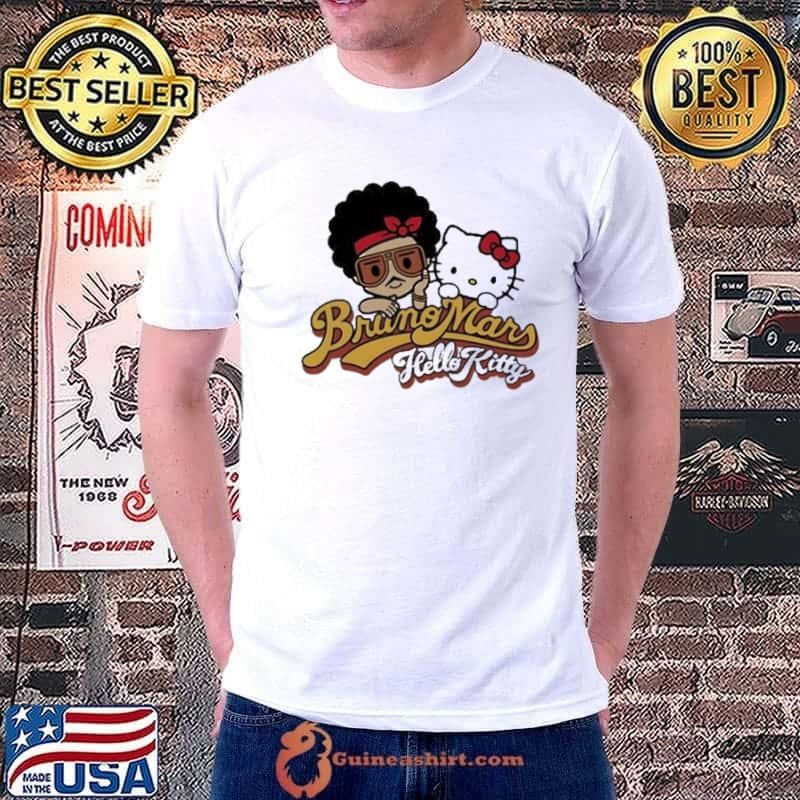 Bruno Mars x Hello Kitty Shirt