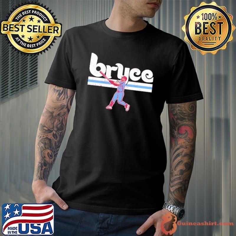 Bryce Harper Slugger Swing American professional baseball right fielder T-Shirt