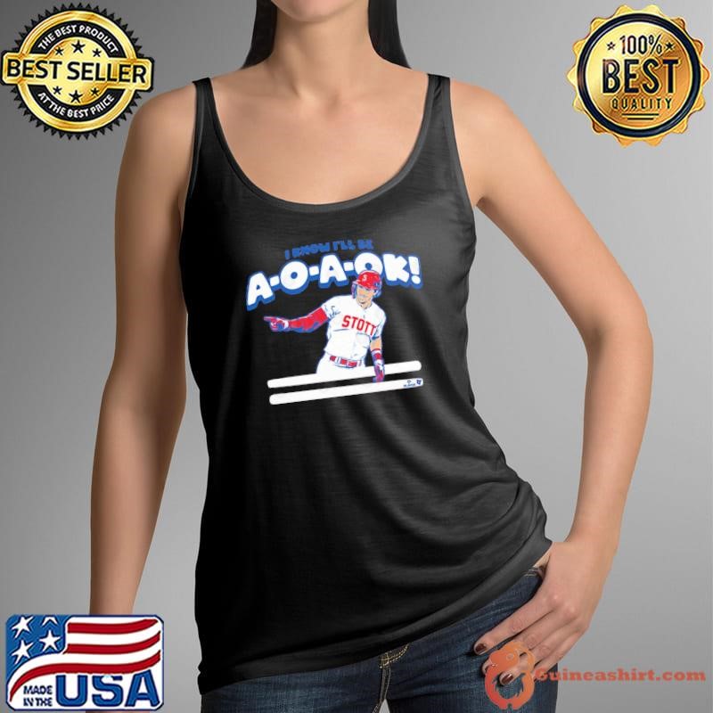 Bryson Stott A-O-A-Ok I Know I'll Be American professional baseball second baseman Tank Top