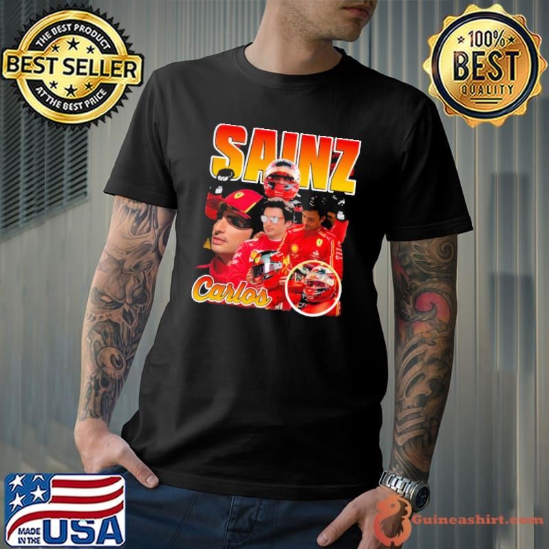 Carlos Sainz Spanish racing driver currently Vintage Bootleg T-Shirt