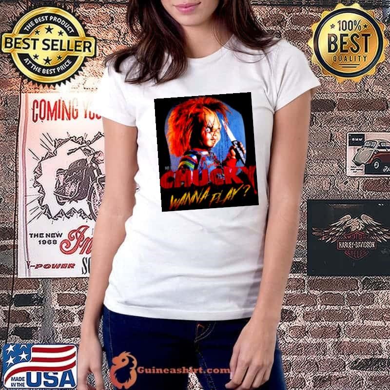 Creepy Portrait Child’s Play Chucky Wanna Play Ladiestee