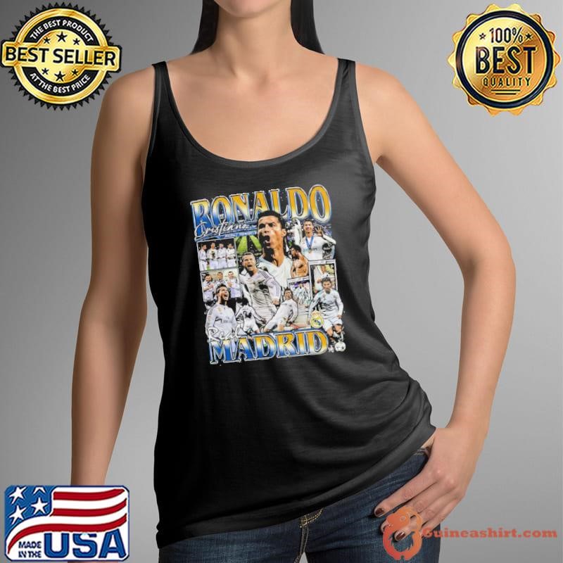 Cristiano Ronaldo Real Portuguese professional footballer Vintage Bootleg T-Shirt