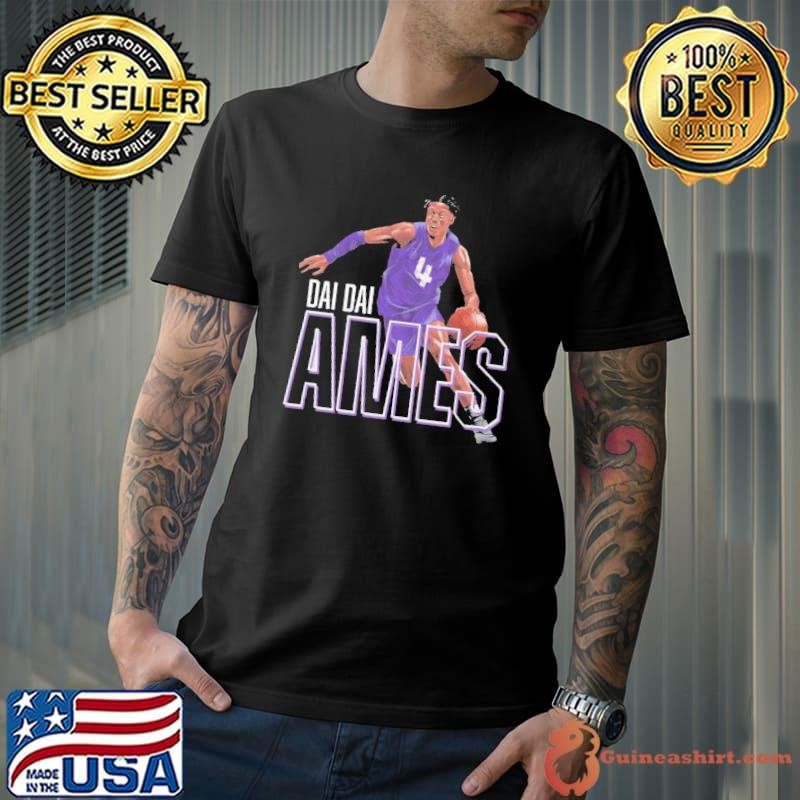 Dai Dai Ames Basketball Kansas State College Stance T-Shirt