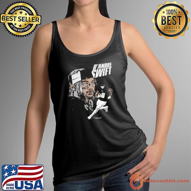 D'andre Swift an American football running back Philadelphia Portrait Number Tank Top