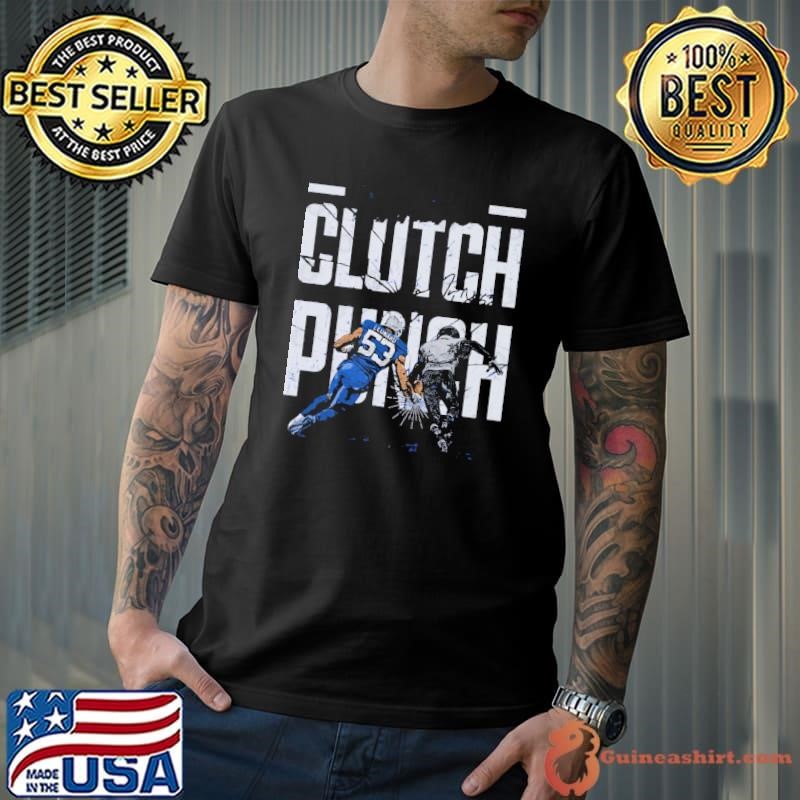 Darius Leonard Indianapolis Clutch Punch an American football linebacker T-Shirt