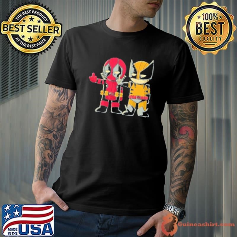 Deadpool And Wolverine Flip Fiction Naomoridesigns Shirt