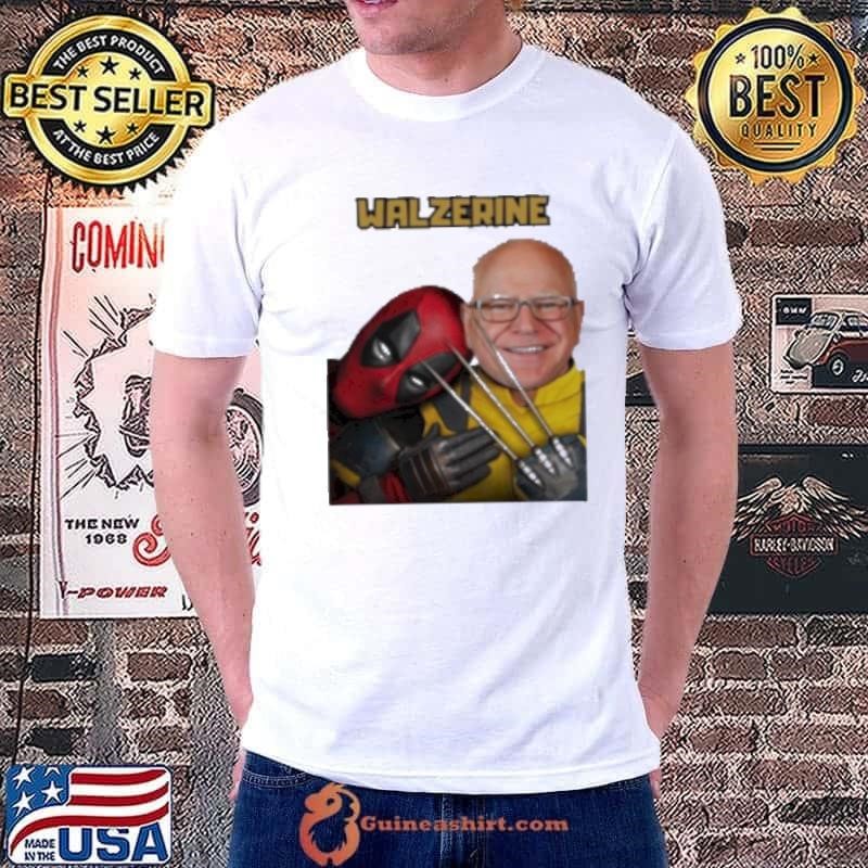 Deadpool Wolverine Walzerine Harris Walz Shirt