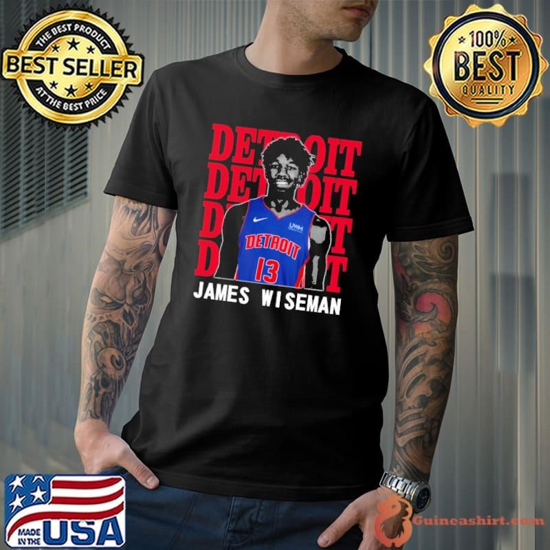 Detroit Pistons James Wiseman 13 American professional basketball Unisex