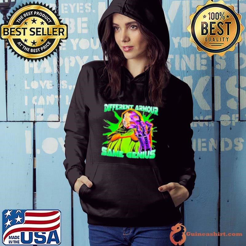 Dr Doom And Iron Man Different Armor Same Genius Hoodie