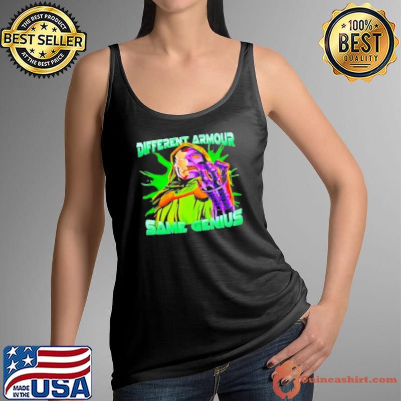 Dr Doom And Iron Man Different Armor Same Genius Tank Top