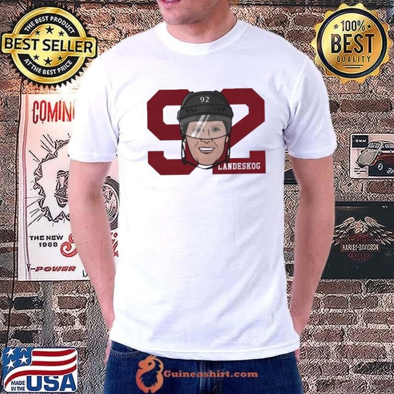 Gabriel landeskog illustration Swedish professional ice hockey left winger T-Shirt