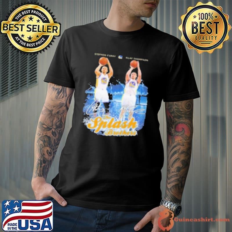Golden State Warriors The Splash Brothers Curry And Thompson Signatures Shirt