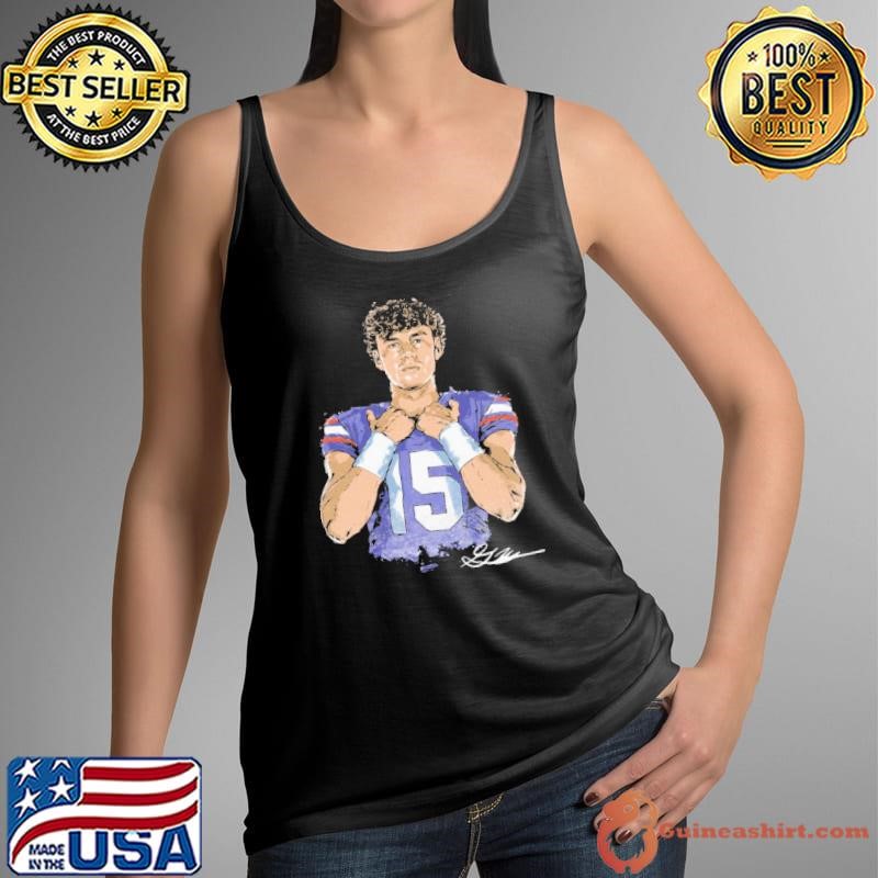 Graham Mertz American football quarterback College Illustration T-Shirt
