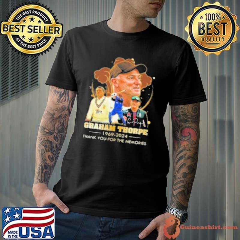 Graham Thorpe 1969 2024 Thank You For The Memories Signature Shirt
