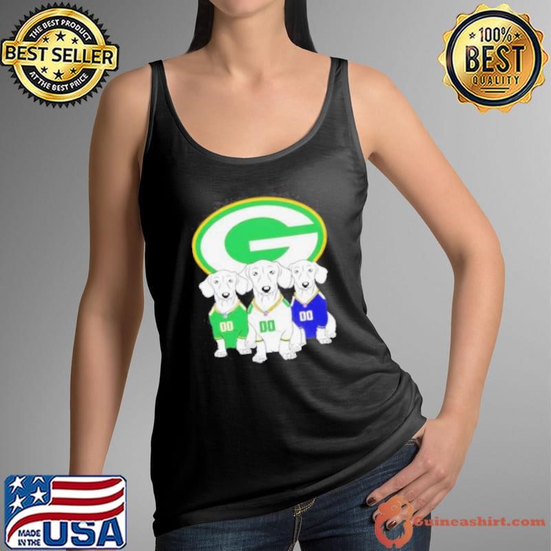 Green Bay Packers dachshund dogs shirt