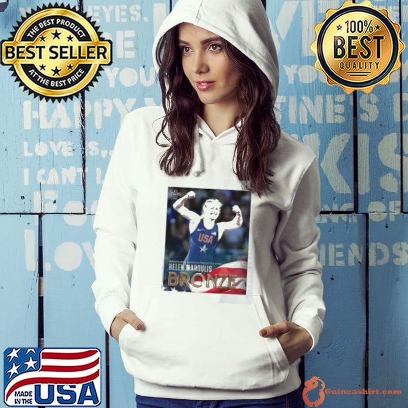 Helen Maroulis Bronze Medal Wrestling Women’s Freestyle 57kg Paris Olympic 2024 Poster Hoodie